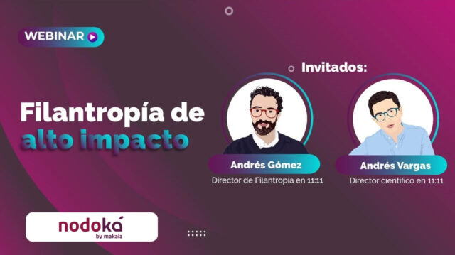 webinar filantropia de alto impacto para el financiamiento al impacto social